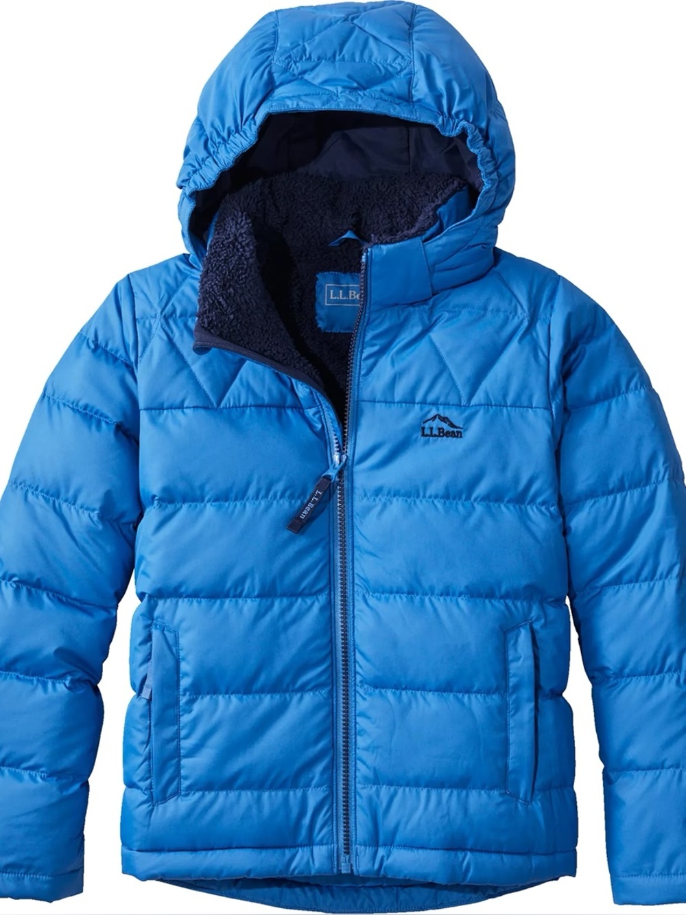 L.L. Bean Bean's Down Jacket Blue 5-6